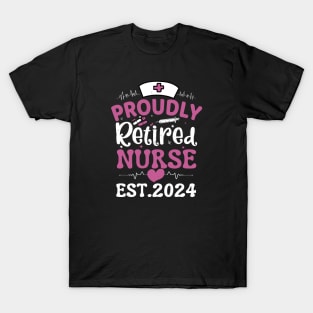 Proudly retired nurse 2024 T-Shirt